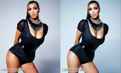 kim kardashian w magazine photoshop. Kim Kardashian, Photoshop